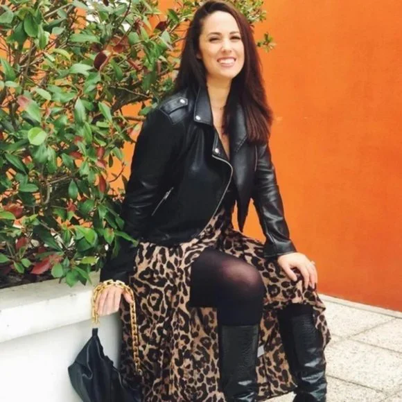 Modern Faux Leather Jacket - black - Picture 5 of 14